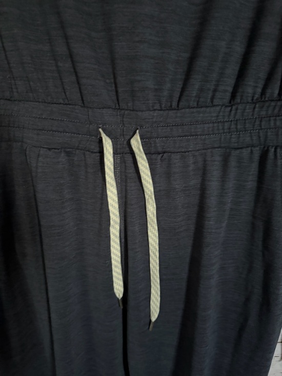 Vuori lux midnight heathered Long-Sleeve Jumpsuit with Drawstring - Picture 9 of 9